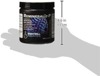 Brightwell Aquatics 1.1 lb. Remineraliz-P Balances Minerals in Purified or Soft Water Powdered Form, 500 g