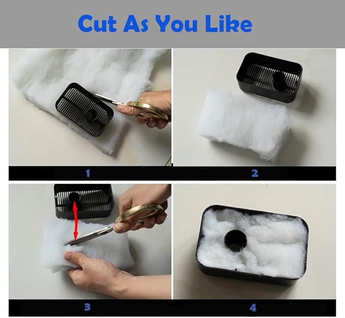 Aquarium Filter Media, Newly Premium Filter Pads for Aquarium, 78.7x11.8inch,Aquarium Filter Floss for Fish Tank Sponge Pad Foam Filter Accessories for Pond