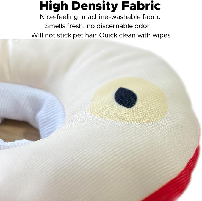 Cat Cone Collar Soft Kitten Donut, Cat Cones to Stop Licking After Surgery and Scratching, Waterproof Elizabethan e Collar for Cats After Neuter, Adjustable Comfy Cats Neck Cone Pillow for Kitty