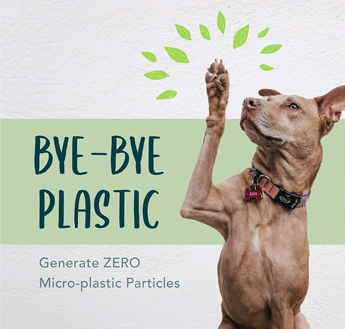 60 Count Compostable Dog Poop Bags, Extra Thick, Leak Proof, Unscented, Eco-Friendly, 9 x 13 Inches