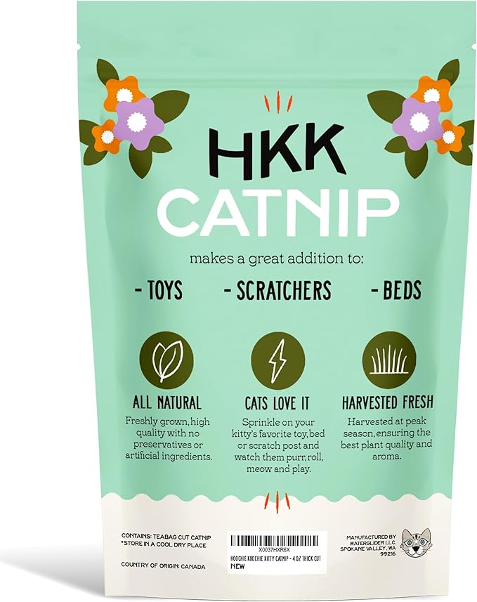 Catnip, All Natural Premium Catnip (4 oz Thick Cut)