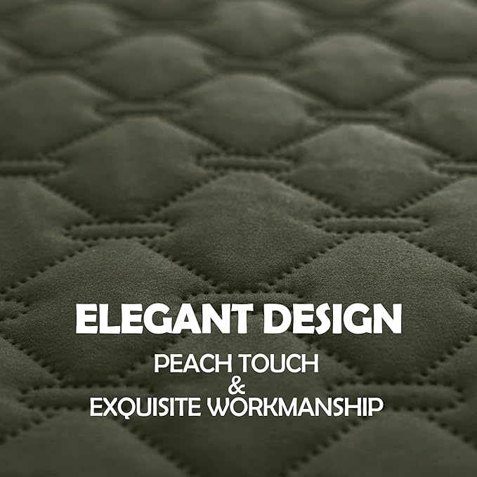 gogobunny 100% Double Sided Waterproof Dog Blanket Soft Pet Bed Cover Reversible Protect Furniture Couch Sofa Car for Puppy Cat Kids (Dark Olive/Light Olive, 30x80 Inch (Pack of 1))