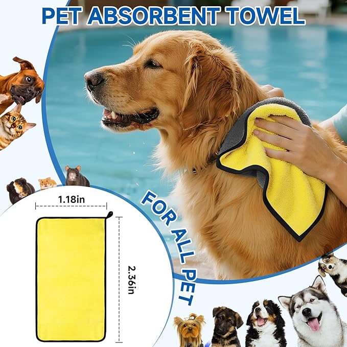 3-in-1 Pet Steam Brush Set for Dogs & Cats, Grooming Comb with Spray, Defur Tool, Water-Free Shampoo, Bath Gloves,Bath Brush, Tooth & Ear Brush, Towel (11PCS)