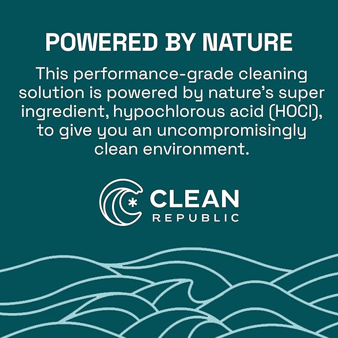 Clean Republic All-Purpose Cleaner, Daily Use Cleaner for Kitchens, Bathrooms, and More, 1 Gallon Bottle, 4-Pack