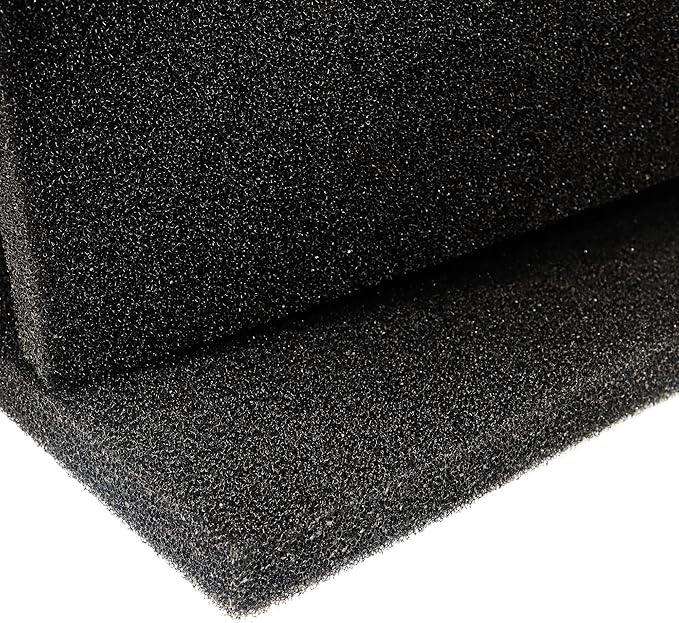 Aquarium Filter Sponge Large Pad, Cut-to-fit Foam Course for Fish Pong, Fish Tank 30 PPI (23x12x2 inch)