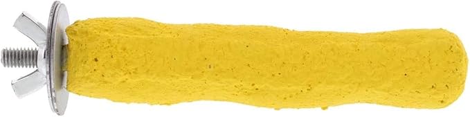 Comfort Grip Safety Perch for Bird Cages - Pedicure Perch for Birds to Keep Nails and Beaks in Top Condition - Safe Easy to Install Bird Cage Accessories - X-Small 4.5"