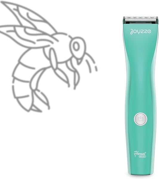 Hornet Mini Trimmer - Compact and Portable Pet Trimming Clippers for Grooming - Low Noise, Rechargeable Cordless Dog Hair Grooming Clippers - Teal
