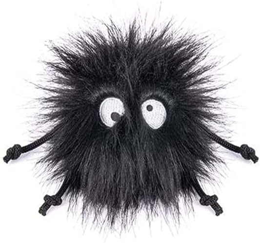 P.L.A.Y. Cute Plush Cat Toys - Feline Frenzy Animal Critter Themed Catnip Filled Toy, Great for Adult Cats and Kittens - Machine Washable, Recycled Materials, Crinkles, Rope Knots (Frisky Furball)