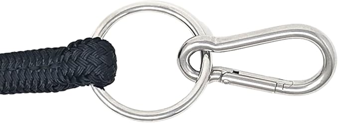 22' Long Line with SS O Ring and Carabiner (Pink)