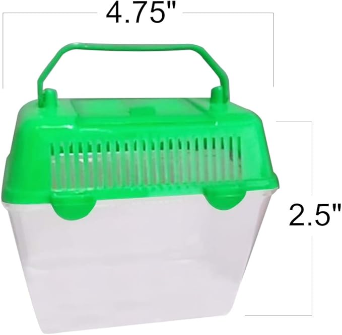 ArtCreativity Small Plastic Aquariums for Kids, Set of 4, Single Fish Aquariums in Assorted Vibrant Colors, Under-The-Sea Party Favors, Aquatic Party Supplies, Aquarium Gift Shop Items, 5 Inches