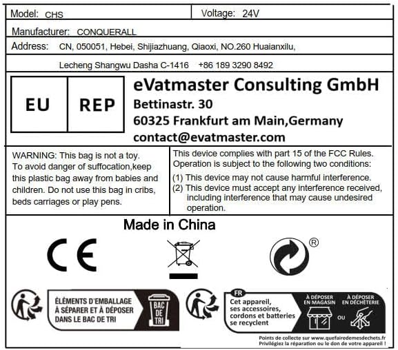 CONQUERALL Magnetic Powerhead 55W 35000L/H DC 24V Cross Flow Circulation Pump for 160 Gallon Freshwater Marine Wave Maker