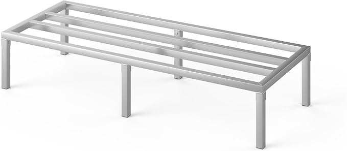 24 in X 60 in. Aquarium Stand | Industrial Style Aluminum Fish Tank Base with Open Frame Design