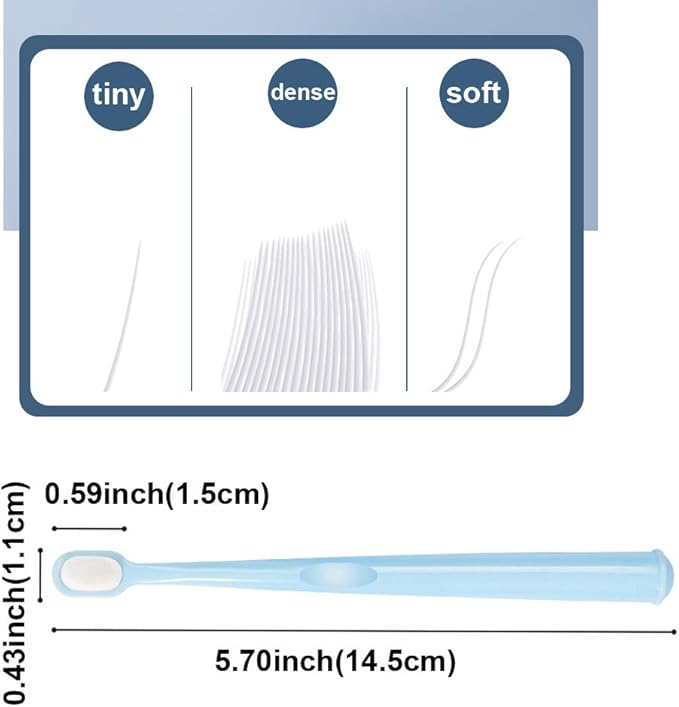 Cat Toothbrush, Soft Small Dog Dental Toothbrush Silicone, Easy Teeth Cleaning Head, Pet Deep Clean Dense Brush, Safe and Effective Oral Care, Brush Away Bad Breath, Easy to Handle, Pink