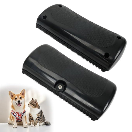 2Pc Deshedding Brush Rhykin Brush for Pets, Pet Hair Removal Tool,Suitable for Cats, Dogs, Rabbits, and Horses