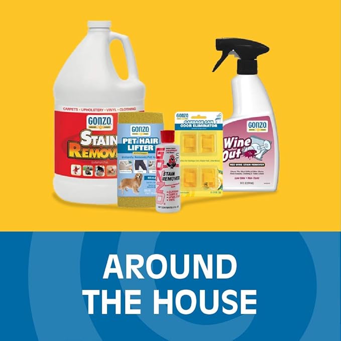 Gonzo Pet Hair Remover - 2 Pack - Lift and Remove Dog, Cat and Other Pet Hair from Furniture, Carpet, Bedding and Clothing