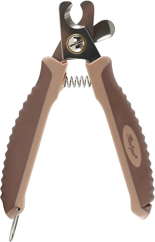 Large Dog Nail Clippers Pet Nail Trimmers for Cats Rabbits Dog Grooming Clippers with Safety Guard to Avoid Over Cutting L