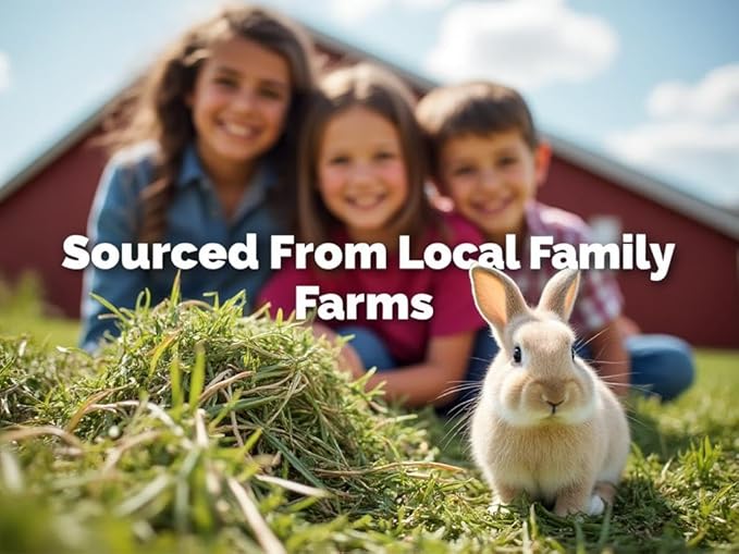 Blue Mountain Hay High-Altitude Hay - Organic Alfalfa, 10lb - High Protein, Fiber & Mineral-Rich - Soft, Leafy, High Leaf Retention - Ideal for Goats, Rabbits, Guinea Pigs & Other Small Animals