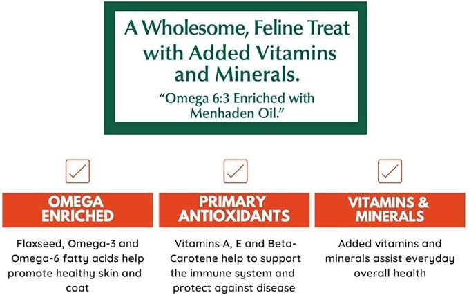 Bench & Field Holistic Natural Healthy Kitty Cat Treats | Crunchy Fish-Shaped Bites | Delicious Seafood Flavored Snack, 3-Ounce Bottle