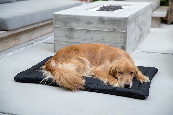 K9 Ballistics Tough Ripstop Dog Crate Pad - Durable & Machine Washable with Non-Skid Bottom and 120-Day Warranty, Fits 36" Wire Crates - Medium, Sandstone