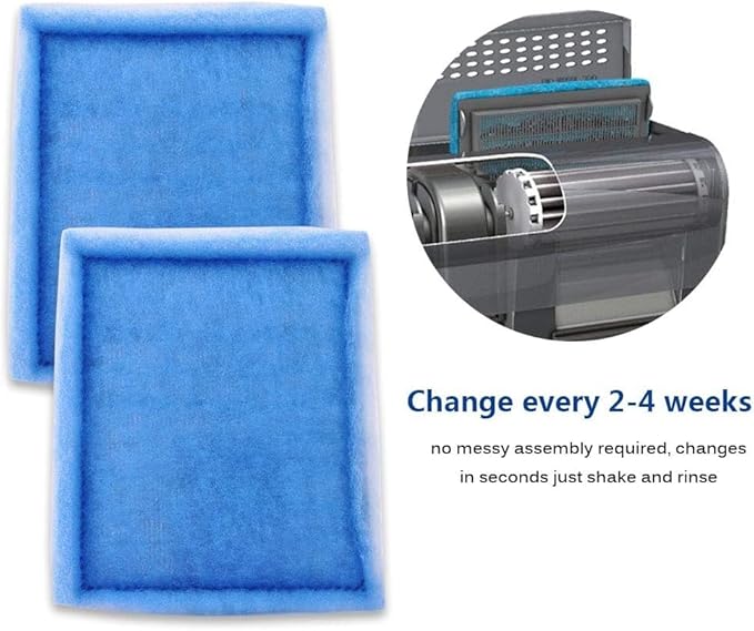 30PCS #3 Fish Tank Filters, Aquarium Filter Cartridge Compatible with Rite-Size C & Fit for EZ-Change #3 20-40/30-60 Gallon Fishtank Power Filter Replacement