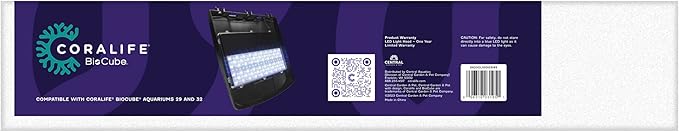 Coralife BioCube LED Aquarium Fish Tank Replacement Lid Canopy, 29/32 Gallon