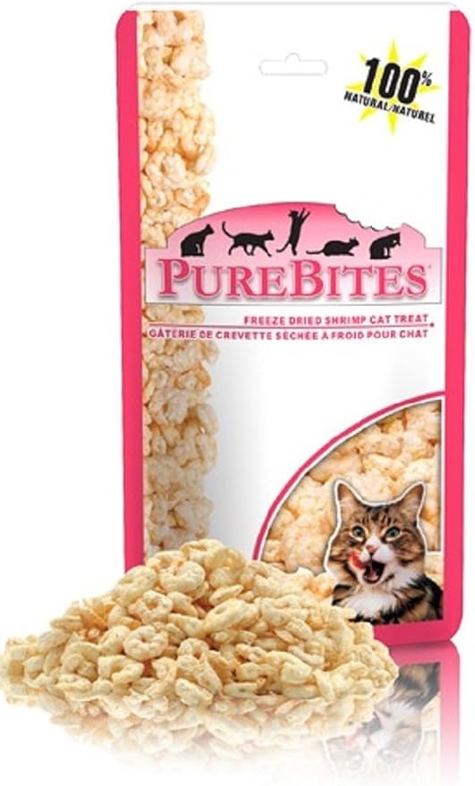PureBites 1PBC-8SR14 Shrimp For Cats, 0.28z/8g - Entry Size