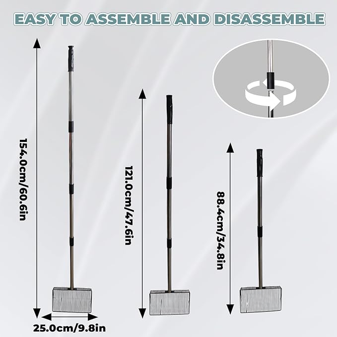 Chicken Coop Accessories, Metal Chicken Coop Pooper Scooper, Chicken Poop Scooper, Metal Litter Scoop, Poop Scooper for Chicken Coop, Chicken Coop Cleaning Tools