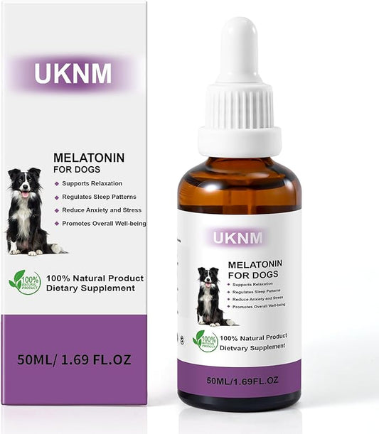 Melatonin for Dogs, Dog Melatonin, Anxiety Relief for Dogs,Supports Relaxation, Regulates Sleep Patterns, Promotes Overall Well-Being, Dog Sleep Aid