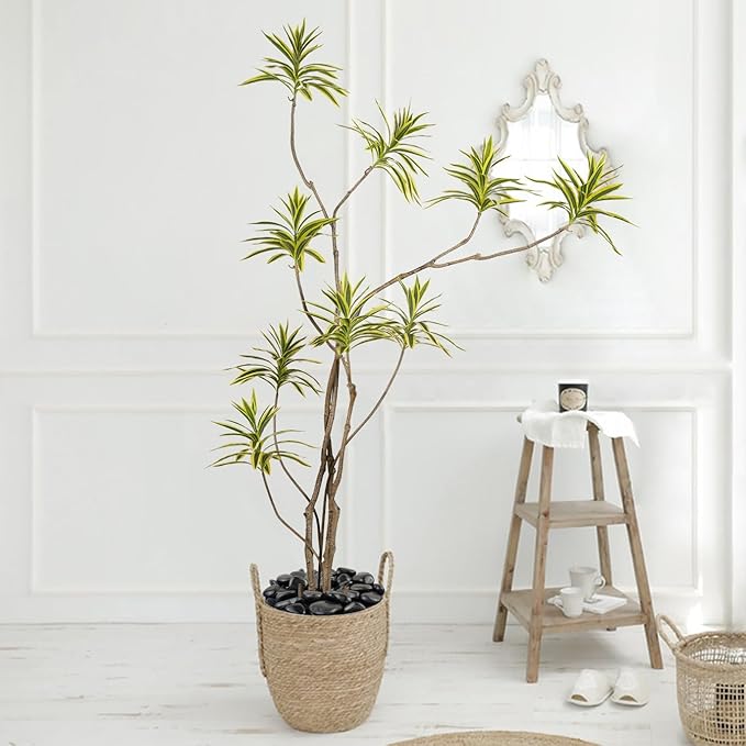 2lbs Black Pebbles for Indoor Plants, Polished Black River Rocks for Potted Plants Vase Aquarium Landscaping and Outdoor Garden Decorative Black Stones