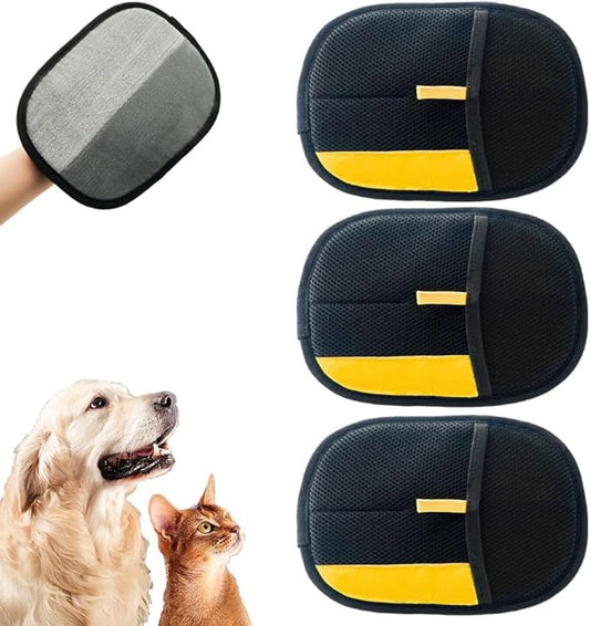 2025 Upgrade Pet Hair Remover Electrostatic Gloves, Reusable Pet Hair Removal Glove for Cats & Dogs, Premium Cat & Dog Hair Remover Mitt for Couch Furniture Carpet Car Seat (3)