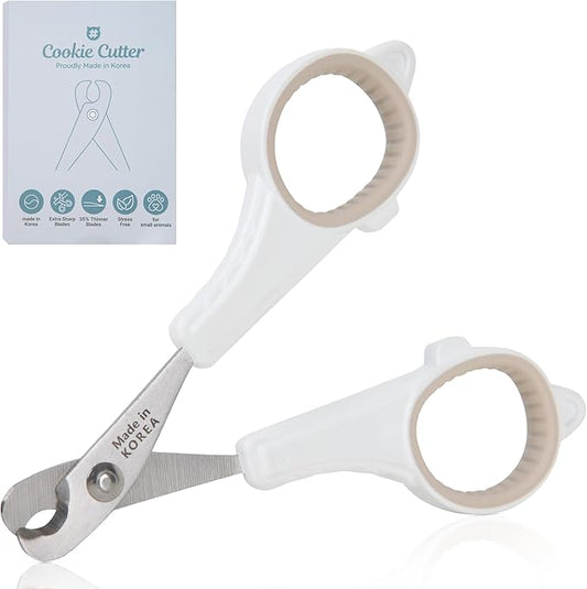 Cat Nail Clipper - Extra Sharp & Thin Blades for Indoor Cats, Small Dogs and Any Small Pets - Expertly Crafted in Korea