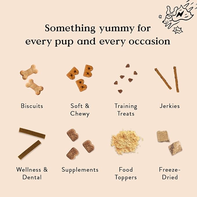 Bocce's Bakery Hip & Joint Supplement for Dogs, Daily Chews Made in The USA with Glucosamine, MSM, and Chondroitin, Supports Healthy Joints, Peanut Butter & Honey, 60 ct