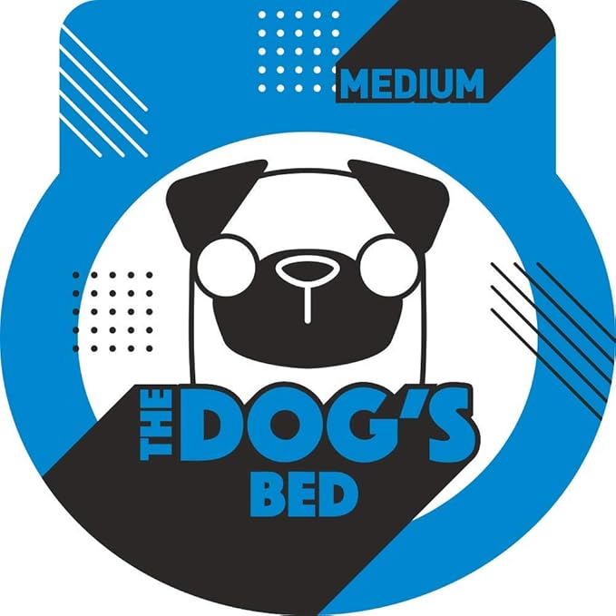 The Dog’s Bed, Med Blue Denim 30x23.5, Memory Foam, Pain Relief: Arthritis, Hip & Elbow Dysplasia, Post Surgery, Lameness, Supportive, Calming, Waterproof Washable Cover, Veterinary Approved