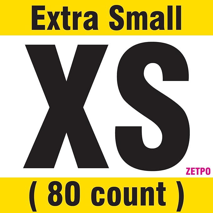zetpo 80 pcs Cat Claw Covers | Cat Nail Caps | with Adhesives and Applicators (XS, Red, White)