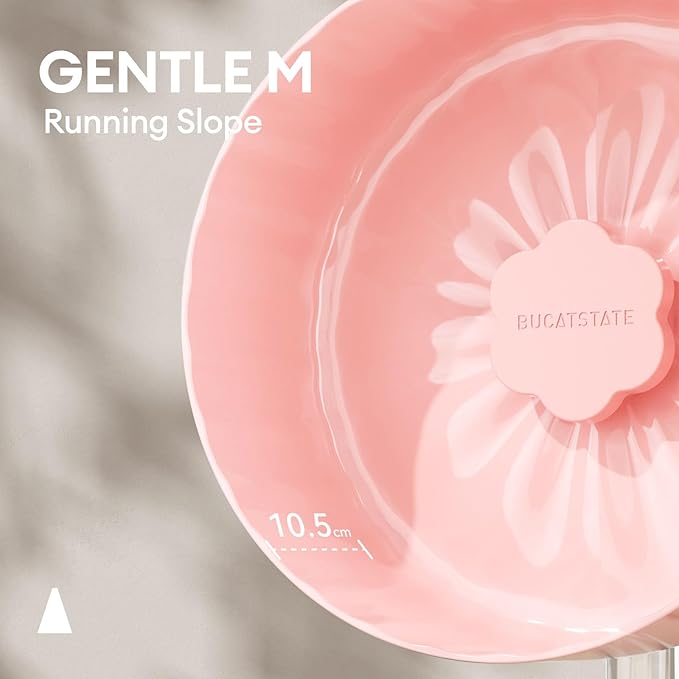 BUCATSTATE Hamster Exercise Wheel 10.2", Upgraded Super-Silent Spinner Hamster Running Wheels with Adjustable Base & Rust-roof Bearing for Dwarf Syrian Hamster Gerbils Rats