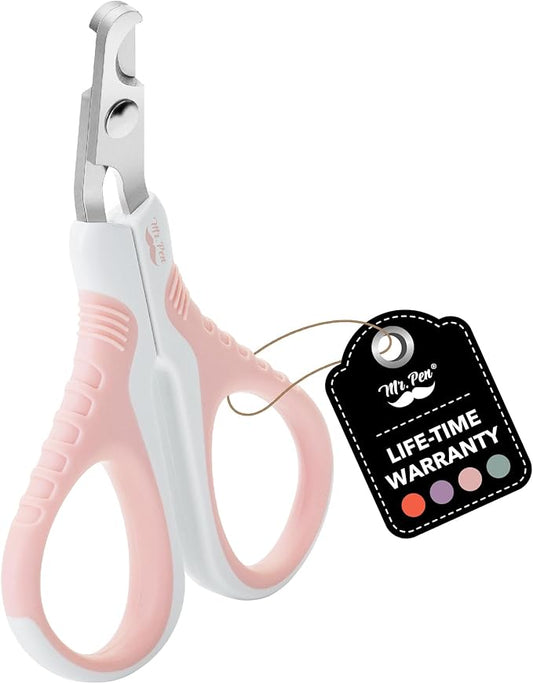 Mr. Pen Cat Nail Trimmer - Pink Cat Claw Clipper for Kittens & Small Dogs