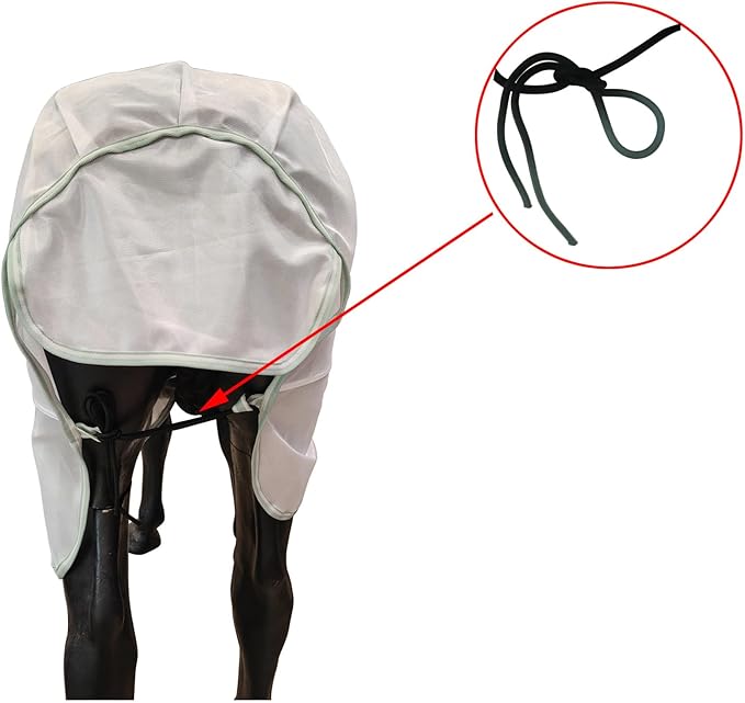 BARN & STABLE Breathable and Tear-Resistant Horse Fly Sheet with UV Protection Equine Summer Sheet Horse Fly Blanket with Removable Web Leg Straps