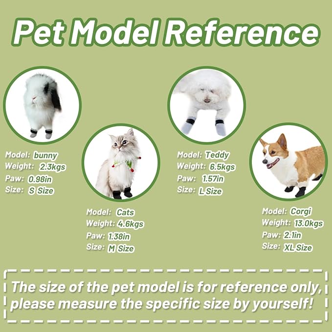 4 PCS Cat Mittens to Prevent Scratching,Mesh Breathable Cat Shoes,Adjustable Cats Anti Scratch Gloves,Suitable for Cats When Bathing and Nail Trimming(M,Black)