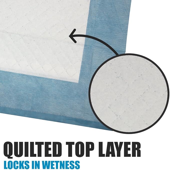 BV Puppy Pads XL 320 Count 28"x34" - Leak-Proof Pee Pads for Dogs with 6-Layer Design, Rapid Dry Sheet & Attractant - Dog Pad Extra Large with Odor Control - Perfect for Big Dogs & Indoor Use