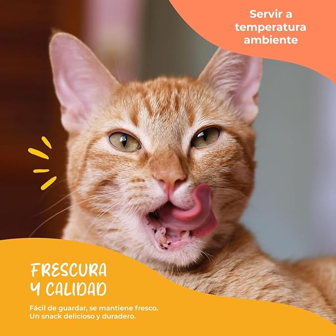 Beefeaters Cat Treats Lickable Puree 1.59oz (12-Pack) – Chicken, Grain-Free, Taurine-Enriched, Ideal for Training & Interactive Feeding