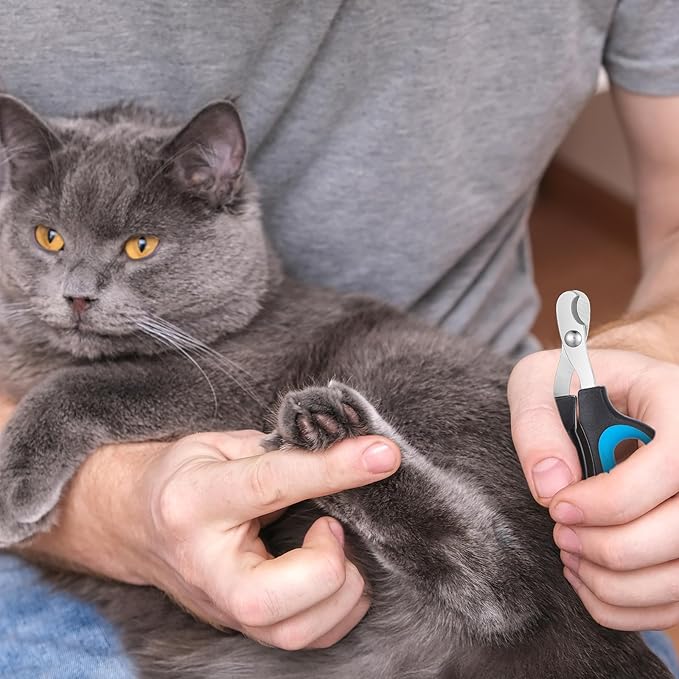 20 Pcs Cat Nail Clipper Bulk Kitten Claw Trimmer Pet Nail Cutter Claw Care for Cats, Kittens, Bunny, Puppy, Rabbit, Gatos, and More