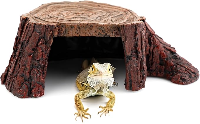Aquarium Tank Accessories, Safe & Comfortable Hide, Reptile Hideout, Tortoises, Lizards, Hamster House