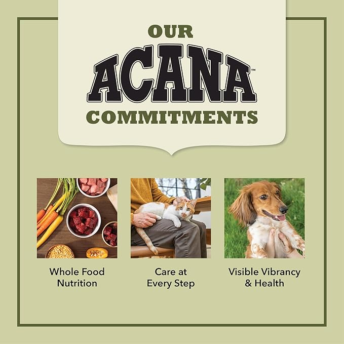 ACANA Grain-free Dry Cat Food Grasslands Chicken Duck Turkey Fish and Quail 10lb Bag