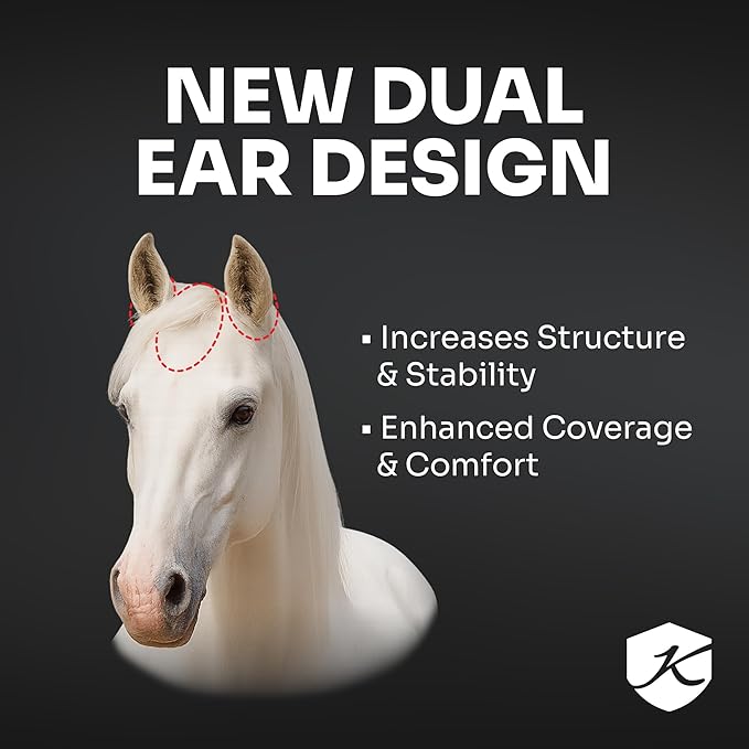 Kensington 90% UV Fly Mask CatchMask UViator - Without Ears & Forelock Freedom Web Trim Size: Medium Color: 2019 - Imperial Jade
