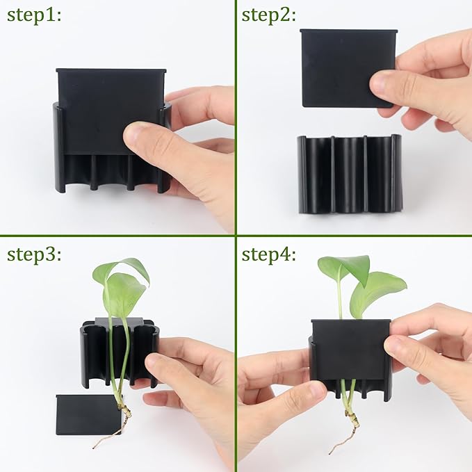 2Pcs 3 Holes Upgraded Aquatic Plant Cup Aquarium Plant Holder for Tank, Hanging Aquarium Plant Holder, Aquarium Aquatic Plant Cultivation, Aquarium Plant Decoration.