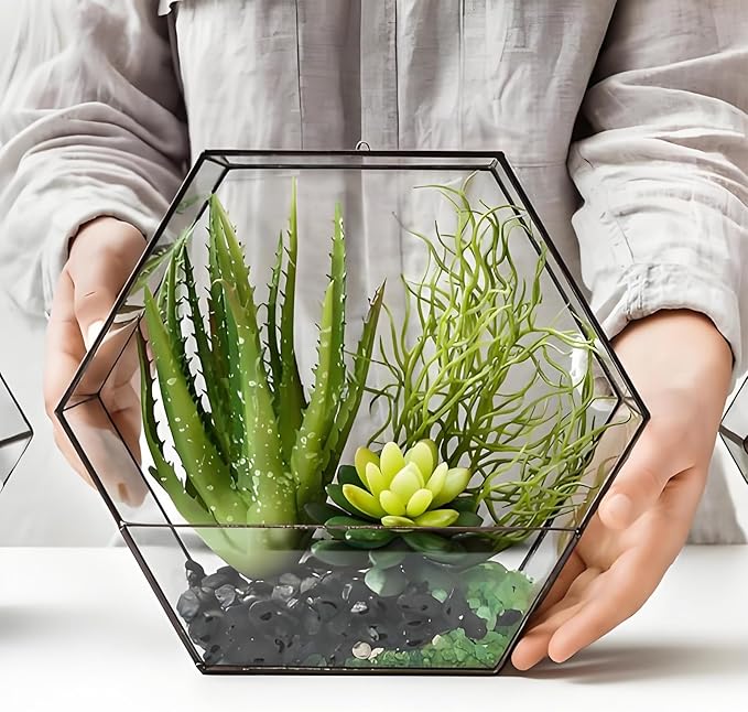 Black Pebbles - 3/8 inch Small Stones for Indoor Plants, Succulents, Aquariums & Landscaping