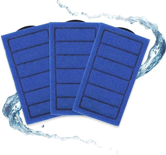 Aquarium Filter 3PCS Filter Cartridges, Replacement for Waterfall Filter Fast and Effective Filtration Turtle Filter
