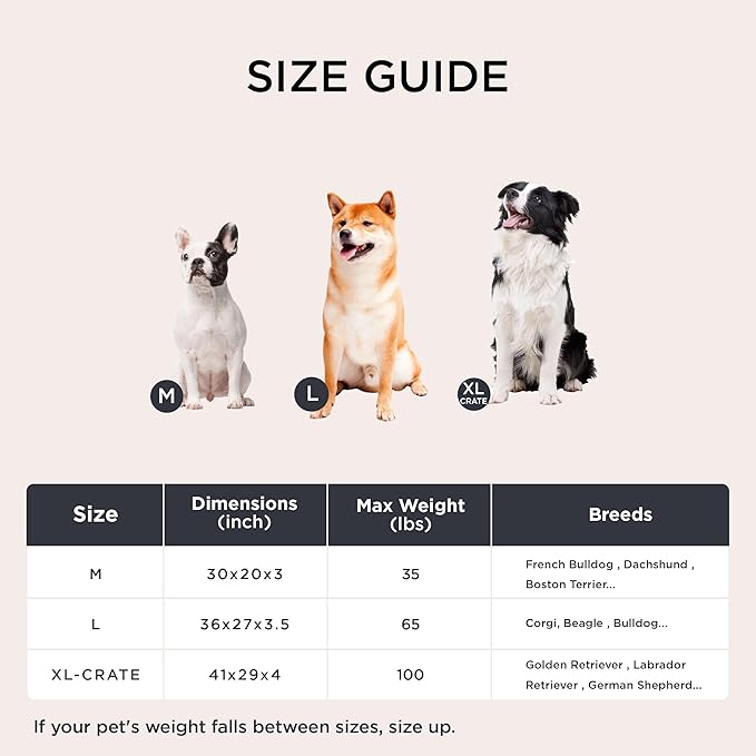 Bedsure Orthopedic Dog Bed for Extra Large Dogs and Crate - Thick Memory Foam Pet Mattress with Removable Washable Cover and Egg Crate Foam, Suitable for Pet Up to 100 lbs, XL 41x29x4 Inches, Navy