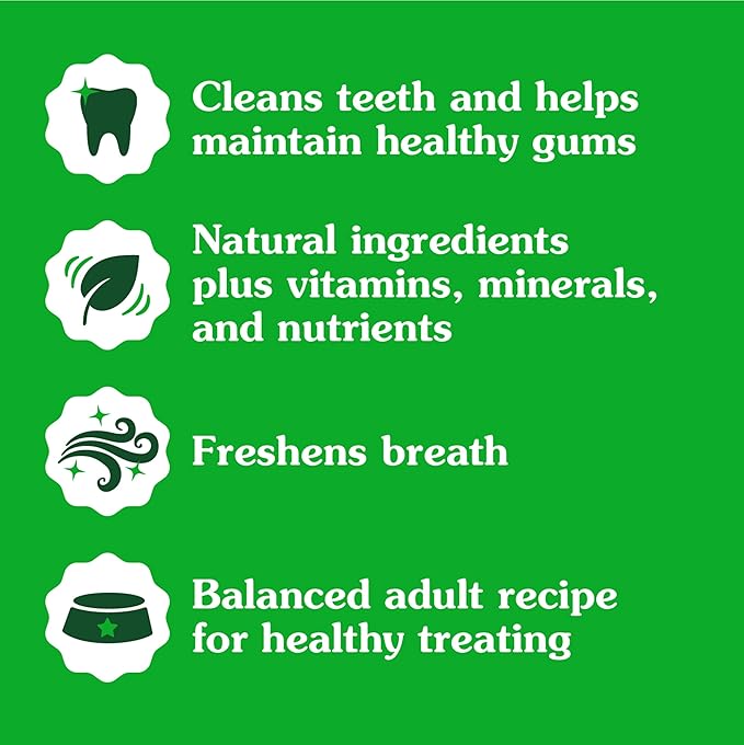 Greenies Petite Dental Dog Treats, Blueberry Flavor, 12 oz. Pack (20 Treats)