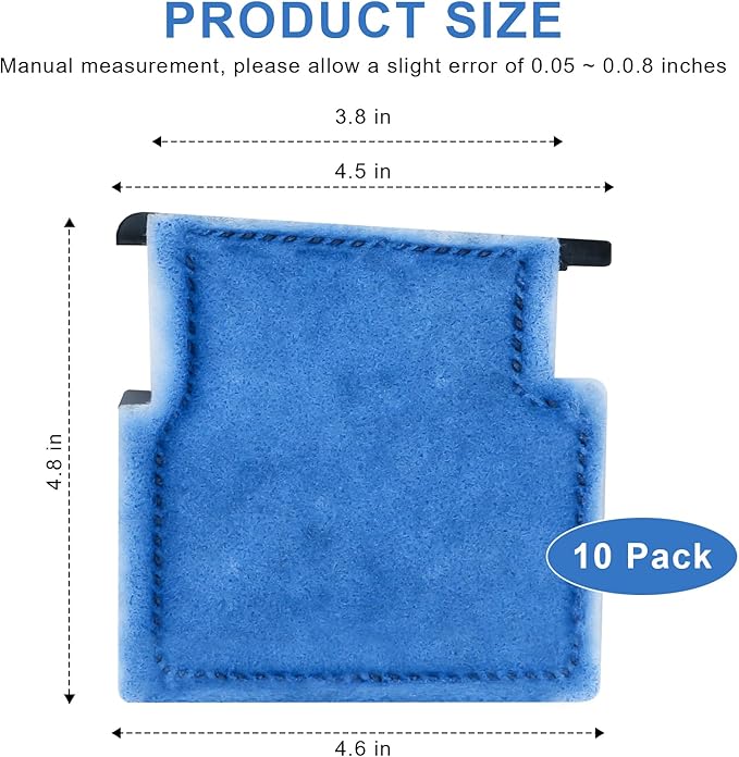 Aquarium Filter Cartridge Replacement Rite-Size A Filter Cartridges Compatible with MarineLand Penguin Power Filters 75 & 100 and for Aqua-Tech(EZ-Change #1) 5-15 Power Filters, 10 Pack